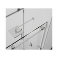 thumbnail image 6 of Elegant Kitchen & Bath TD111-6060BNK Tempered Glass & Metal Tub Door, Brushed Nickel, 6 of 8