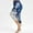 Dark Blue, variant on Aloohaidyvio Pants for Women No Boundaries Women Pants Plus Size Lace Splice Elastic Waist Casual Leggings