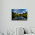 thumbnail image 3 of Trademark Fine Art 'Lake Maix' Floating Brushed Aluminum Art by Philippe Sainte-Laudy, 3 of 4