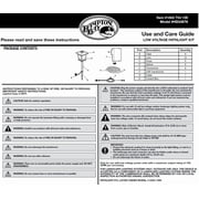 Hampton Bay Miramar by Sterno Paradise - 28 Lumen Low Voltage Black Integrated LED Outdoor Landscape Path Light Kit (6-Pack)
