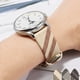 thumbnail image 2 of Correa de reloj de cuero genuino para hombres y mujeres, hebilla de mariposa BURBERRY, reemplazo de cadena a cuadros, 12, 14, 16, 18, 20, 22mm qym unisex, 2 of 2