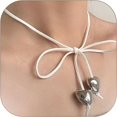 thumbnail image 1 of HAHDAXIA Colliers Cœur Dorés Collier Cœur Épais Collier Cœur Bouffant pour Femmes Collier Chaîne Serpent Collier Chevrons Collier Ras-du-Cou Épais pour Femmes Filles, 1 of 6