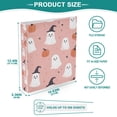 thumbnail image 3 of FORMRS 3 Ring Binder 1.5 inch with Pockets Set of 2 Clip Board 200 Sheets Capacity, Pink Cartoon Halloween, 3 of 8
