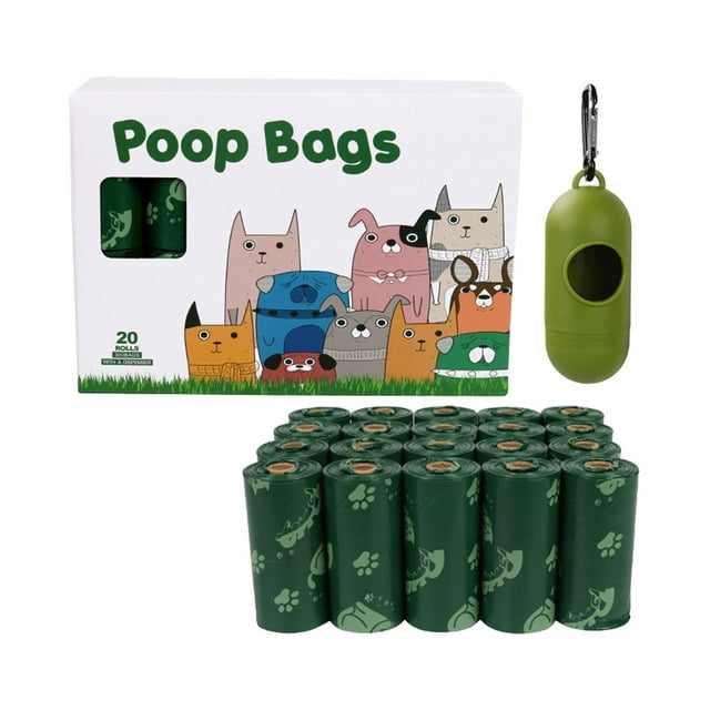 Biodegradable Dog Poop Bags With Scented Odor Control Pet Waste Bags For Dogs And Cats Indoor Outdoor Use Compostable EPI Material