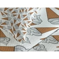 thumbnail image 4 of Ambesonne Sweets Quilted Bedspread Set 3 Pcs, Yummy Desert Gelato, Queen Size, Pearl Pale Caramel, 4 of 5