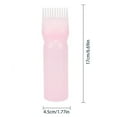 thumbnail image 3 of Toothed Plastic Hair Dye Bottle - Graduated, Easy Squeeze & Reusable - Salon Tool for Precise Hair Coloring, 3 of 5