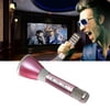 Professional K068 Wireless Bluetooth Metal HandHeld Microphone+Speaker Karaoke Necessary Products Best Gifts,Pink