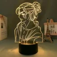 thumbnail image 4 of Nueva lámpara LED de noche de Anime Attack on Titan, figura de Anime, lámpara 3d, decoración de dormitorio, regalo de cumpleaños para niños, lámpara de Anime EREN, luz cálida, 4 of 4