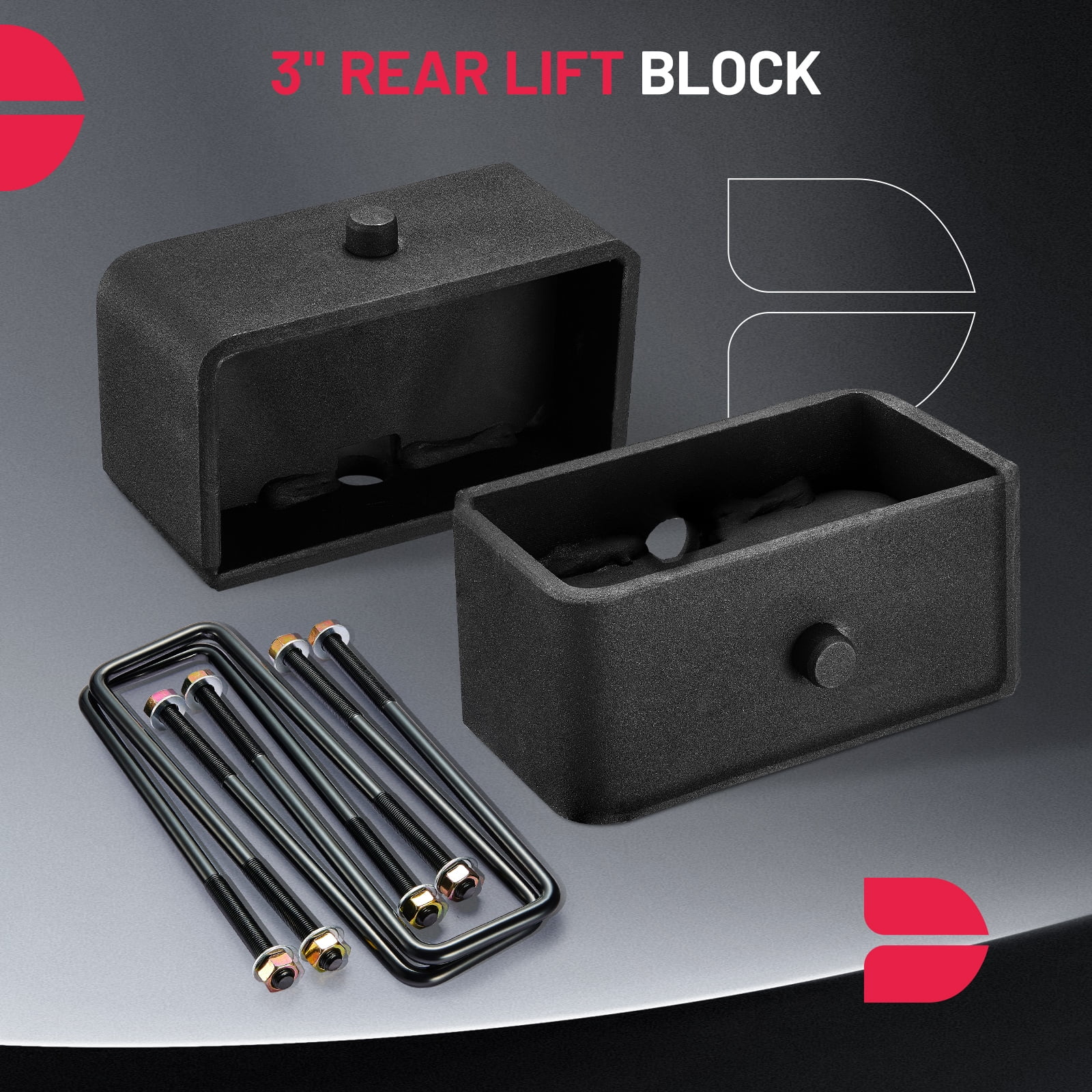 SPEEDWOW 3.5" Front and 3" Rear Leveling Lift Kits Compatible with Chevrolet Silverado 1500 Compatible with GMC Sierra 1500, Suspension Lift Kit Set for 2007-2019 Silverado 1500 2WD 4WD