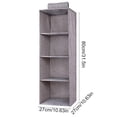 thumbnail image 3 of B Hanging Shelf Organizer For Closet Foldable Storage Rack With Multiple Compartment Kids Clothing And Baby Item Organization Unit, 3 of 7