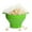 Green GN, variant on Microwave Popcorn Maker Foldable Food Grade Silicone 14.5x26cm Heat Resistant Durable Easy Clean Oven Dishwasher Safe Reusable Bowl Orange Green