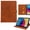 Brown, variant on Allytechgroup for iPad Pro 13 Inch Case (M5) 2025 / (M4) 2024 Folio Case with Card Slots and Kickstand, PU Leather Slim Fit Bumper Non-Slip Shocproof Protective Cover for Women Men, Blue