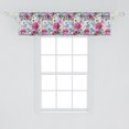 thumbnail image 2 of Ambesonne Floral Window Valance, Watercolor Look Bouquet Art, 42" x 12", Multicolor, 2 of 3