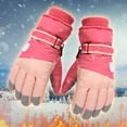 thumbnail image 3 of Gytml Winter Waterproof Ski Snow Warm Gloves For Women Men, Windproof Cold Weather Thermal With Touchscreen Fingers, For Running Driving Cycling Hiking Outdoor Sports Hot Pink-One Size, 3 of 4