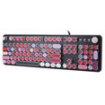 thumbnail image 3 of Teclado de lápiz labial, teclado mecánico de lápiz labial con cable, accesorio de computadora con teclado con cable, respuesta rápida, 3 of 9