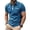 Sky Blue, variant on FRSASU Mens Knit Polo Shirts Zipper Polo Shirts Short Sleeve Casual Lightweight Golf Shirt with Chest Pockets White