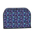 thumbnail image 2 of Lsque Blue Flower Skull Print 2 Slice Toaster Cover , Kitchen Appliance Dustproof Protector , Toaster Protector Dustproof Kitchen Appliance Cover, 2 of 7