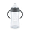 NUK Large Learner Tritan Cup, Soft Spout, 10 Ounce, Gray Star, 1 Count