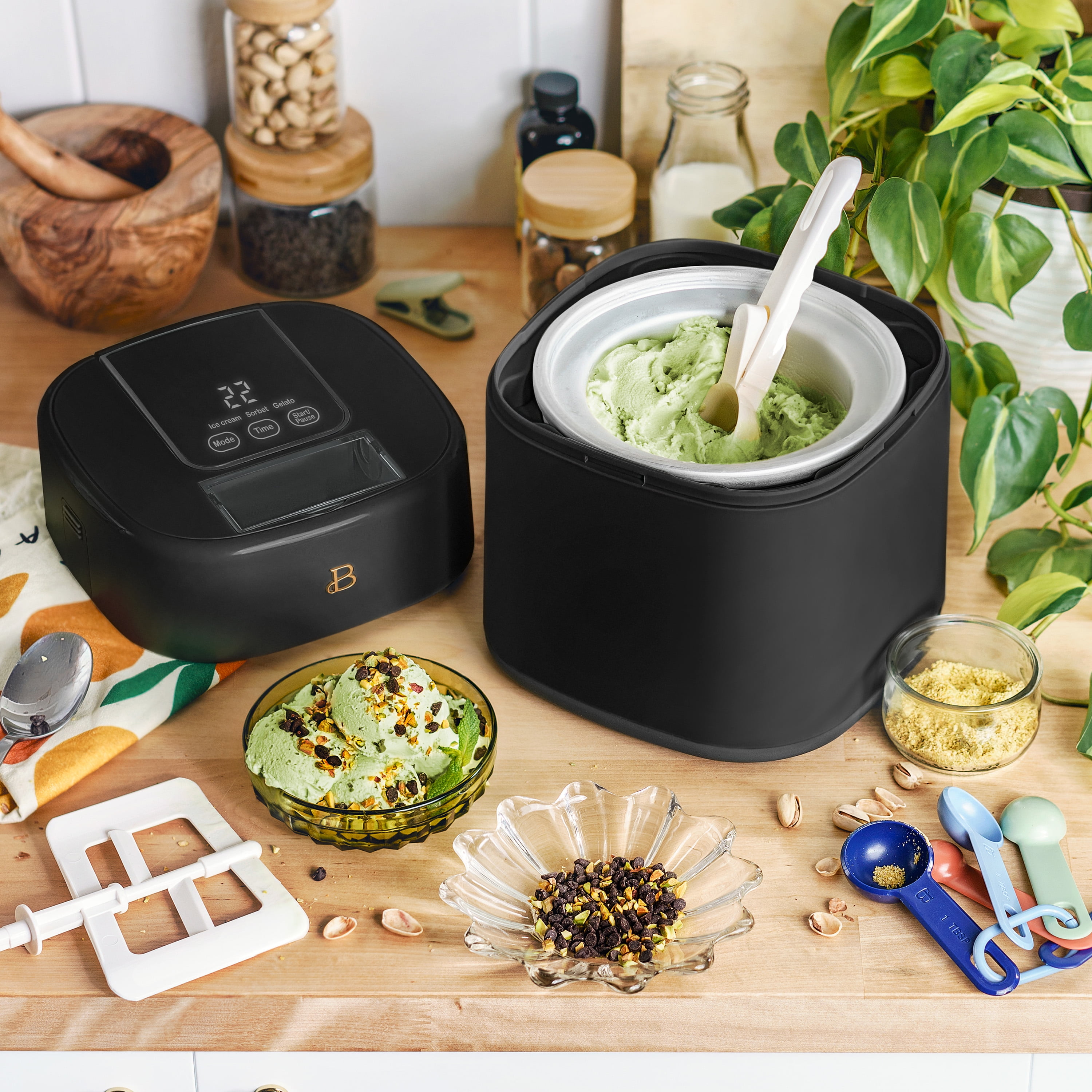 Black Coffee Ice Cream and Bosch Ice Cream Maker Review - That