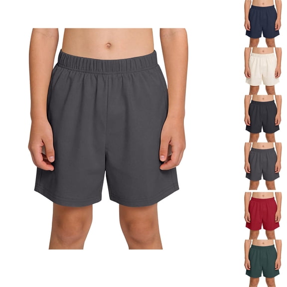 DJDLJWCJ Boys Summer Shorts for Boy High Waisted Short Pants Casual Outdoor Kids Sports Shorts, Gray 4-5T