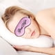 thumbnail image 5 of Antifaz de seda para dormir con bordado, gran antifaz para dormir, antifaz nocturno para hombres, mujeres y niños (rosa), 5 of 5
