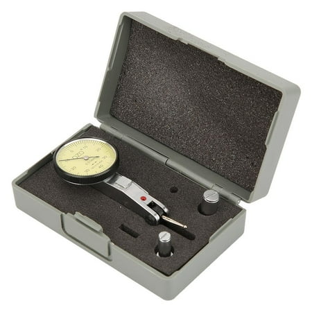 Ccdes Dial Indicator,Dial Test Indicator,0-0.8mm 0.01mm Precision Metric Dovetail Rails Dial Test Indicator Dial Gauge