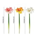 thumbnail image 2 of 3 Pcs Artificial Narcissus Bouquet Set Height 25.19 inches Home Decor Wedding Floral Arrangements Vase Arrangements Event Decorations, 2 of 9