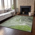 thumbnail image 6 of Addison Rugs Mayfield Washable Contemporary Abstract Aloe Rectangle Rug, 10' x 14', 6 of 6