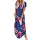 thumbnail image 1 of Vestido largo Jeqeocafy para mujer, verano 2025, cuello redondo con bolsillos, 1 of 3