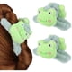 thumbnail image 1 of wonima11 2Pcs Plush Frog Hair Claw Clips - Fluffy Non-Slip Barrettes for All Hair Types, Strong Hold, 1 of 1