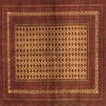 thumbnail image 1 of Ahgly Company Indoor Square Persian Brown Traditional Area Rugs, 7' Square, 1 of 4