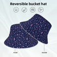 Honeii Bone And Star For American for Unisex Bucket Hat Waterproof Rain