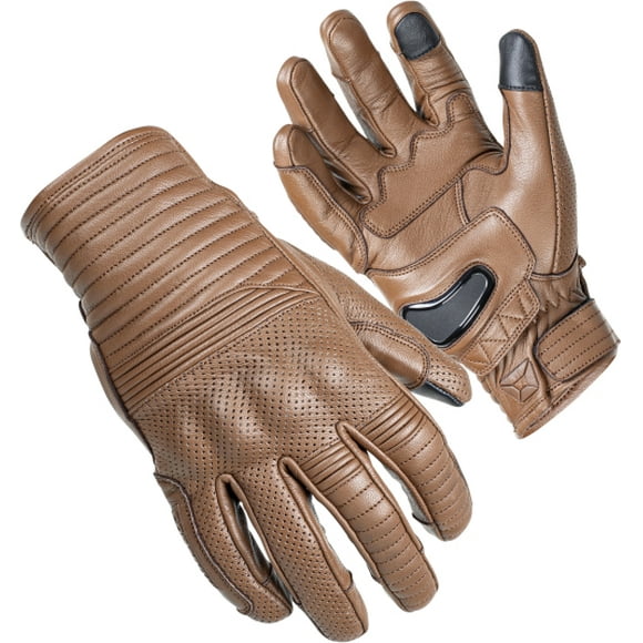 Cortech BLVD Bully Leather Gloves (XXX-Large) (Brown) 3X-Large