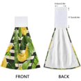 thumbnail image 4 of SKYSONIC Floral Banana Leaves and Bananas Stripes 2Pcs Hanging Hand Towels with Hanging Loop, Absorbent Bathroom Hand Towels Soft Thick Dish Cloth Hand Towels for Kitchen Bathroom, 12"x17", 4 of 6