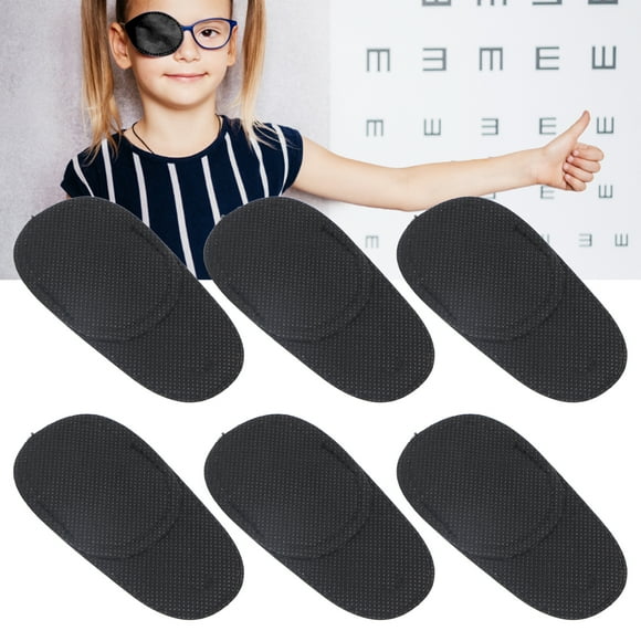 Strabismus Eye Patch, Nonwoven Medium Size 6Pcs/Set Lazy Eye Patch Effective Protection Skin Friendly for Adults Kids
