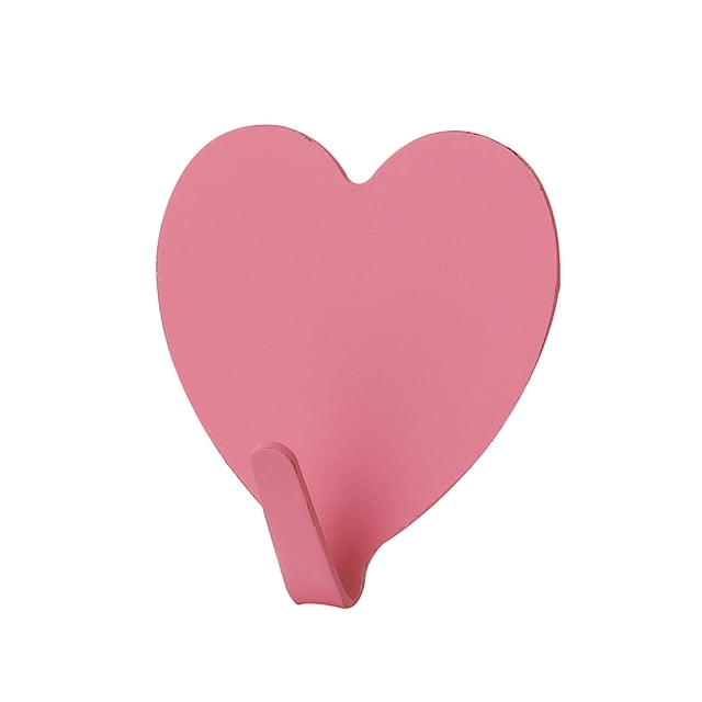 Ganchos de Acero Inoxidable Gancho Adhesivo en Forma de Corazón Femenino Gancho Adhesivo en Forma de Perlas de Acero Inoxidable