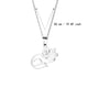 thumbnail image 4 of Joyería de moda lindo gato amante collar colgante para las mujeres regalo para las mujeres de oro de plata gato colgante collar de cadena corta, 4 of 8