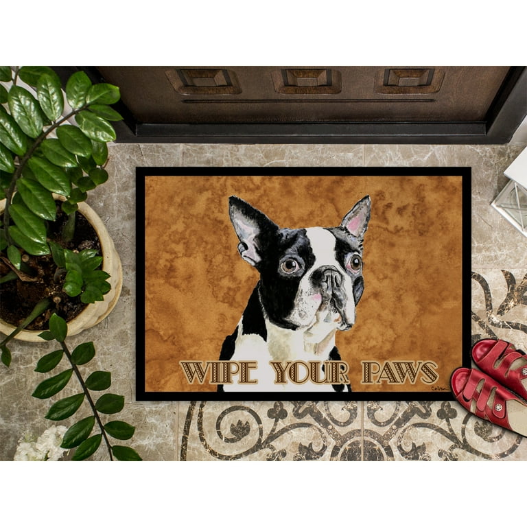 Carolines Treasures SC9140JMAT Boston Terrier Door Mat Indoor Rug