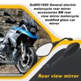 thumbnail image 1 of VONKY Pack of 2 Motorcycle Rear View Mirrors Universal Unique for Eagle Eye Design Adjustable Moped Accessories Replacement for GS800/1600, 1 of 6