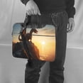 thumbnail image 4 of Lsque Seaside Sunset Cool Dragon Pattern Laptop Bag – Portable & Slim Single-Shoulder Computer Case with Adjustable Strap, Protective, Lightweight for 13”/14”/15.6” Laptops, 4 of 6