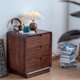 thumbnail image 2 of Mesitas De Noche Retro europeas, cajón organizador, mesitas De Noche De almacenamiento ocultas para dormitorio, muebles clásicos De Noche, 2 of 4