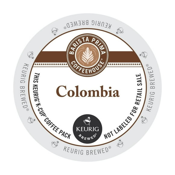 Café Keurig K-Cups Barista Prima Coffeehouse Colombia 72 unidades