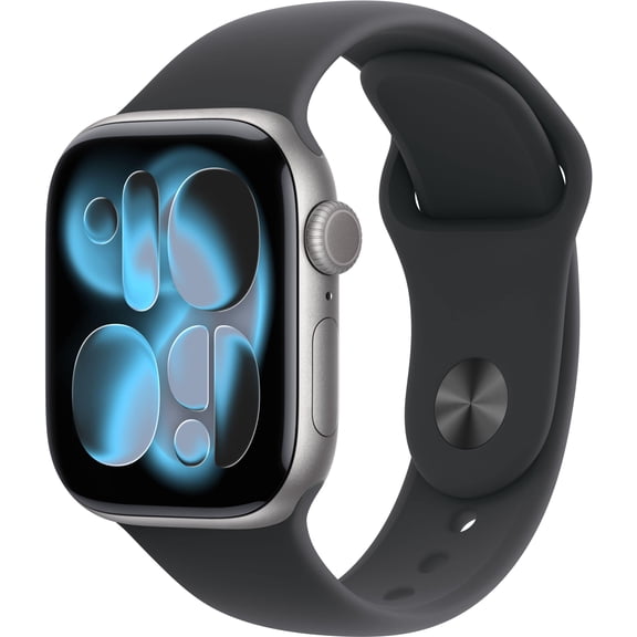 Open Box Apple Watch Gen 11 Series 11 42mm Space Gray Aluminum - Black Sport Band MEQW4LW/A