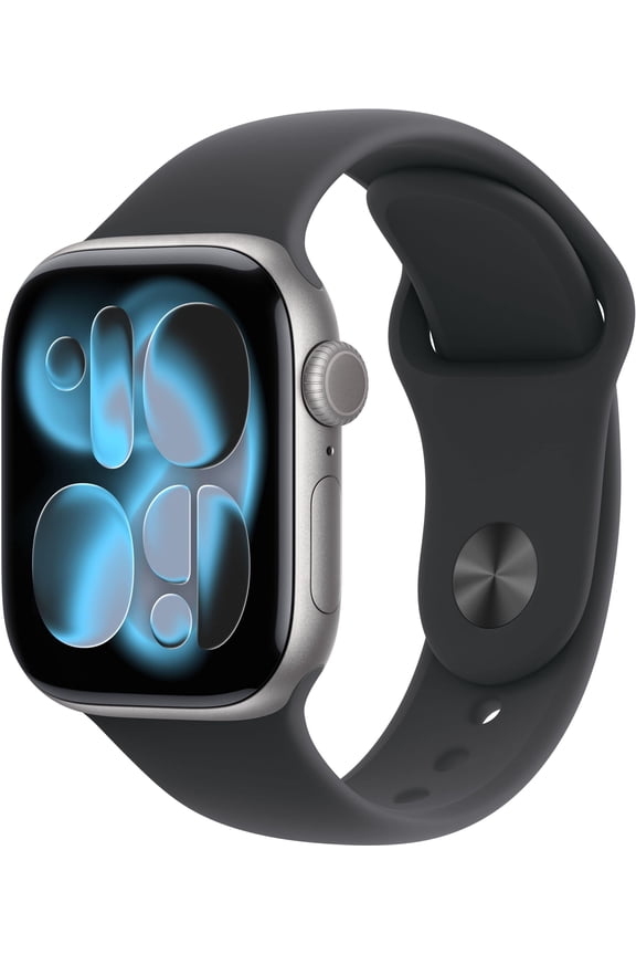 Open Box Apple Watch Gen 11 Series 11 42mm Space Gray Aluminum - Black Sport Band MEQW4LW/A