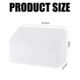 thumbnail image 5 of 5-Section Plastic Cosmetic Storage Tray for Cabinets, White Efficient Desktop Makeup Organizer, 5 of 5