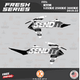 thumbnail image 4 of Kalair GFX Graphics Kit for KTM Enduro 2-Stroke 125 XC, 250 XC and 300 XC (2019-2022) Fresh Series, 4 of 5