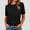 Black, variant on Ynynloco Womens T Shirts Short Sleeve Crew Neck Shirts Basic Tee Tops Blouse Casual Work Soft Basic Tees for Ladies