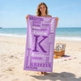 thumbnail image 5 of Tong Beach Towels For Kids & Adults Sand /Microfiber Custom Beach Towel With Name Absorbent S For Beach Travel Pool Bath, 5 of 5