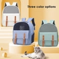 thumbnail image 4 of CSChome Oxford Cloth Bag Pet Backpack Big Space Comfortable Large Opening Design Breathable Outing Portable Outdoor, 4 of 6