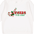 thumbnail image 3 of Inktastic Candy Cane Jesus Toddler Sweatshirt, 3 of 4